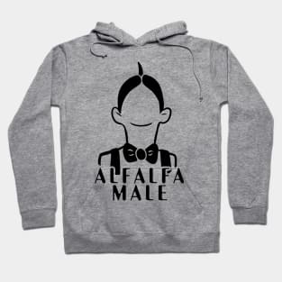 Vintage Retro Alfalfa Male geek humor Hoodie